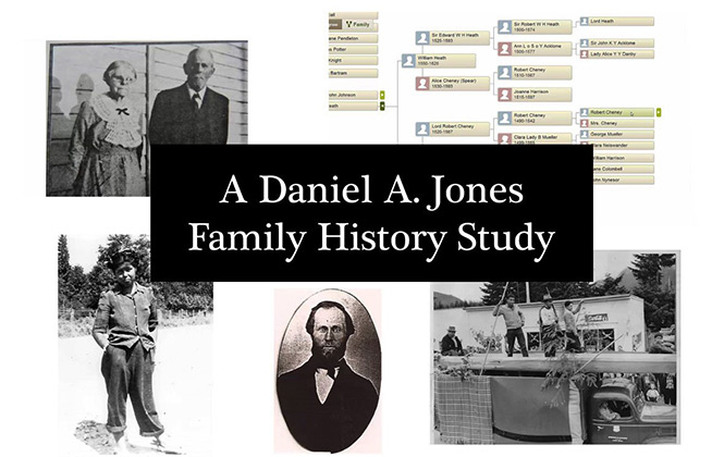 A Daniel A. Jones Family History Study - Daniel Jones