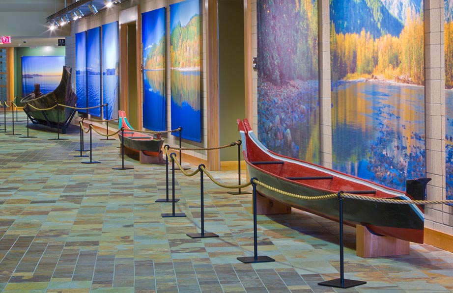 Hilbulb Cultural Center Exhibit Canoe Hall