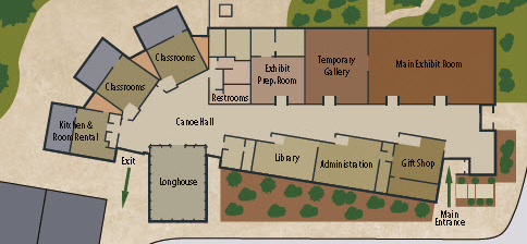 Floorplan of Hibulb Cultural Center building