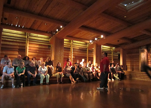 Group Tour - Kelly Moses (Tulalip) Storytelling - Marysville Middle School - Aug 2012