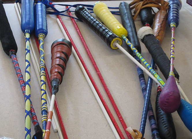 Kyle Moses (Tulalip) Culture Series - Demonstrating Drum Stick Making - Jul 2012