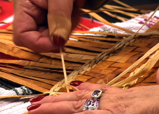 Patricia Morris (Tulalip) Culture Series (Demonstrating Weaving) Feb 2012