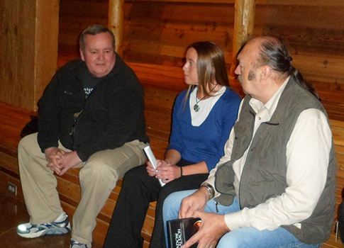 Steve Robinson (Salish-Kootenai) and Terry Williams (Tulalip) - Film Series (Shadow of the Salmon) - Apr 2012