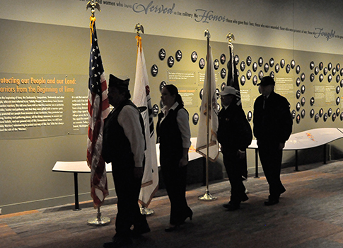 Tulalip Honor Guard - Opening Ceremony - Veterans Day - Nov 2012