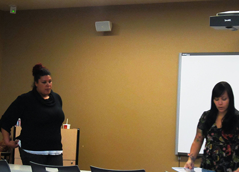 Michelle Myles and Natosha Gobin (Tulalip) - Lecture Series Discussing Lizzie Krise - Sep 2013
