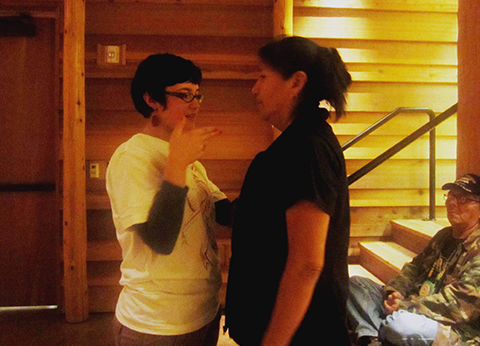 Patricia Stein (Lakota) - Veterans Day Self-Defense Workshop - Nov 2013