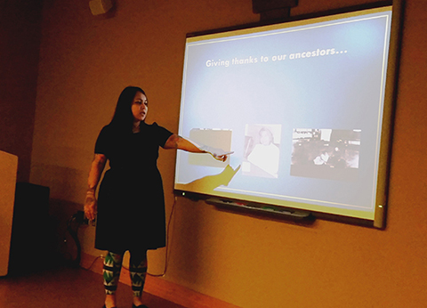 Hibulb Cultural Center with Natosha Gobin, Lecture Series, Lushootseed Language, Jan 2016.