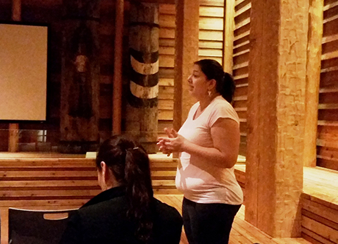 Hibulb Cultural Center with Sarah Ivarra, Film Series The Residential School Experience, Jun 2016.