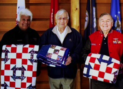 Verne Ledford, Alan Ledford, Dean Ledford, Honoring of Veterans, Nov 2017
