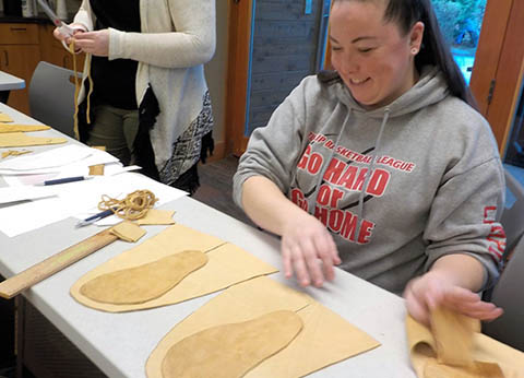 Moccasin Making Class, Nov 2018