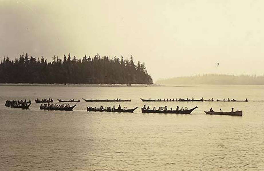 Hibulb Cultural Center & Historical History Preserve Exhibit Past-Exhibits Coast Salish Canoes exhibit was in a linear formate representing a historical timeline on the history of canoes starting from pre-contact to today. 